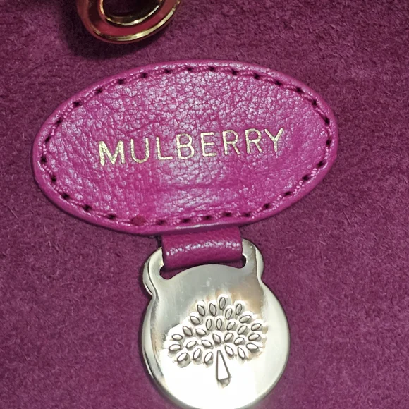 Mulberry Bayswater Hot Pink Leather Top-Handle Satchel - Picture 10 of 16